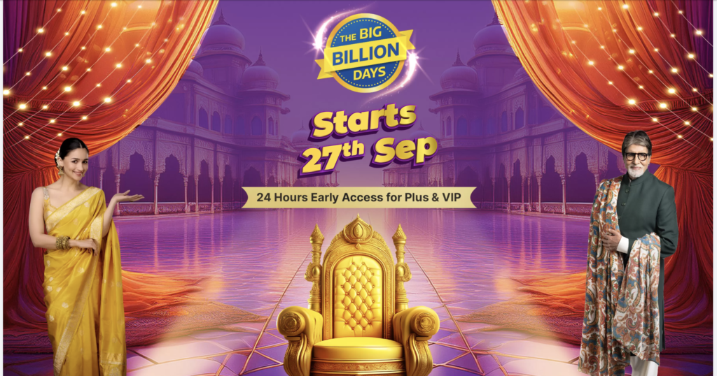 big billion days offer is on 27th sept